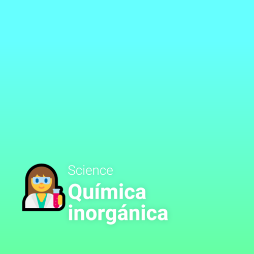 Podcast cover: Química inorgánica 