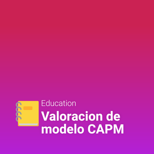 Podcast cover: Valoracion de modelo CAPM