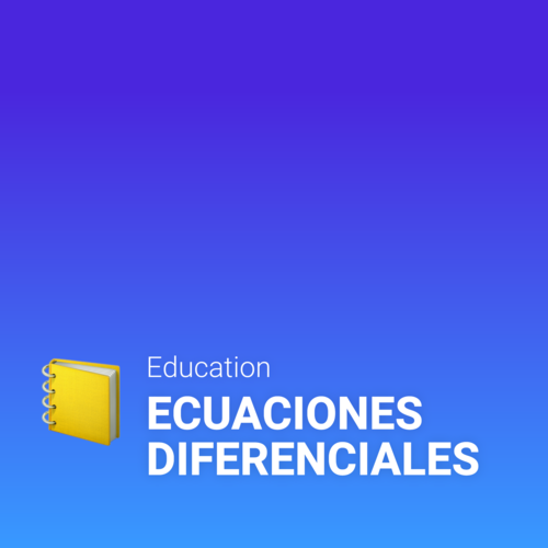 Podcast cover: ECUACIONES DIFERENCIALES