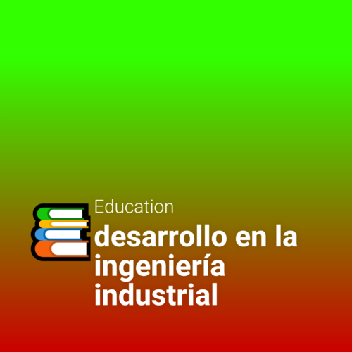 Podcast cover: desarrollo en la ingeniería industrial 