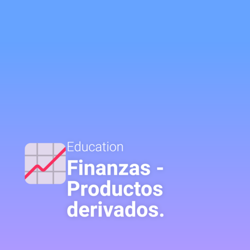 Podcast cover: Finanzas - Productos derivados.