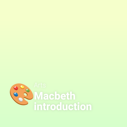 Episode cover: Macbeth introduction